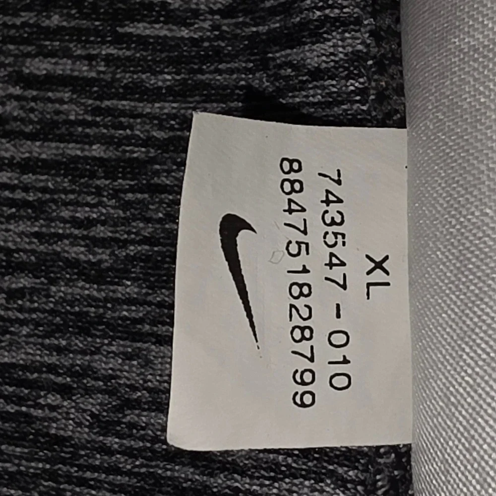 Nike NFL Super‎ Bowl 50 Grey Heather Dri-FIT Quarter Zip Pullover Mens XL